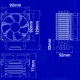فن خنک کننده CPU ریدمکس RaidMax AC904 ARGB