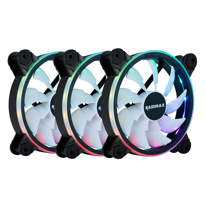 فن کیس ریدمکس RaidMax NV-T120FBR3 ARGB بسته 3 عددی