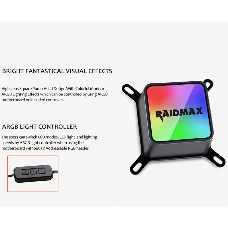 فن خنک کننده CPU ریدمکس Raidmax TORNADO LC240