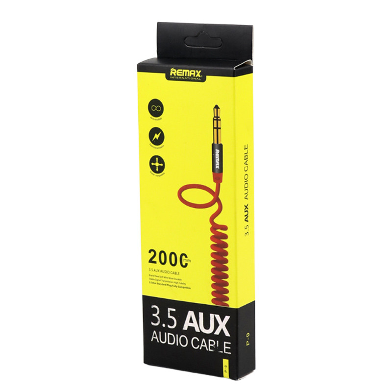 کابل فنری Remax P-9 AUX 2m