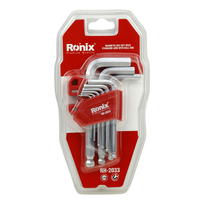 ست آچار آلن ستاره ای 9 عددی رونیکس Ronix RH-2033