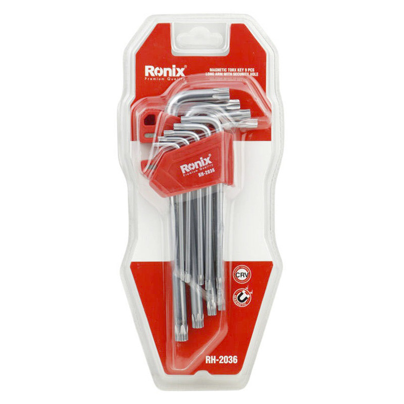 ست آچار آلن ستاره ای 9 عددی رونیکس Ronix RH-2036
