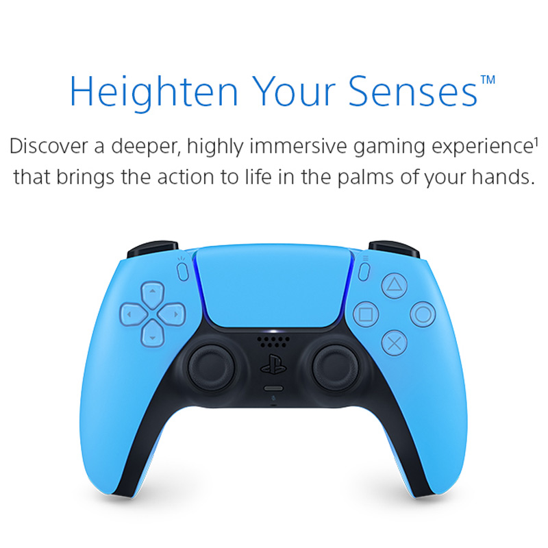 دسته بازی بی سیم SONY PlayStation 5 DualSense Starlight Blue