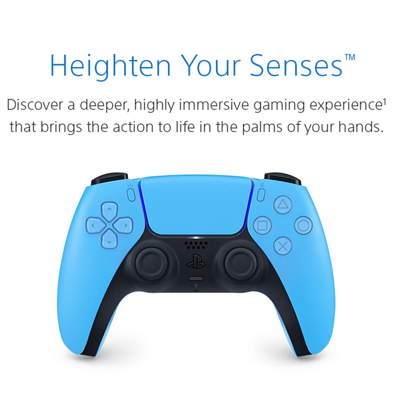 دسته بازی بی سیم SONY PlayStation 5 DualSense Starlight Blue