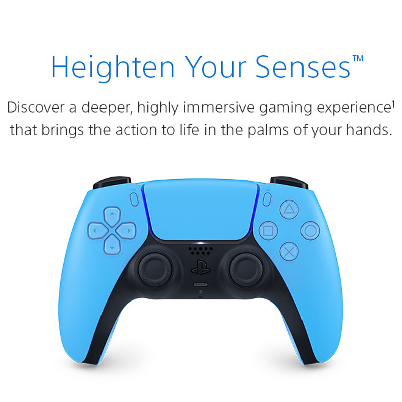 دسته بازی بی سیم SONY PlayStation 5 DualSense Starlight Blue