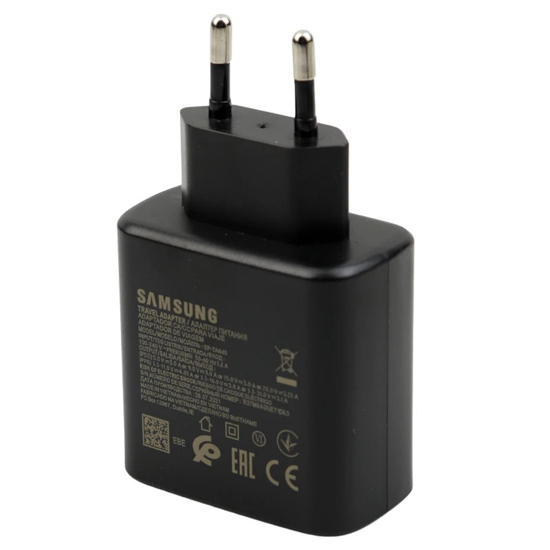 شارژر دیواری 45 وات سامسونگ EP-TA845 PD 3A