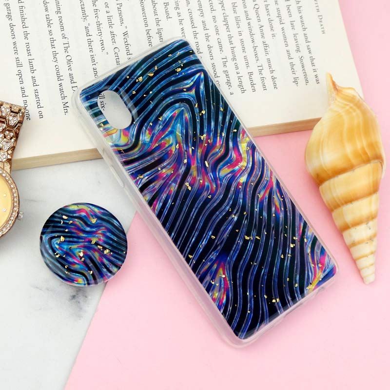 قاب طرحدار رزینی پاپ سوکت دار Samsung Galaxy A01 Core