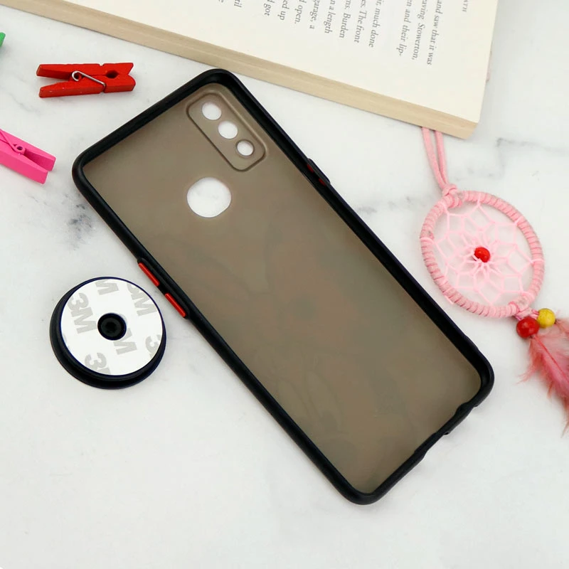 قاب فانتزی طرحدار محافظ لنزدار + پاپ سوکت Samsung Galaxy A10s سری T