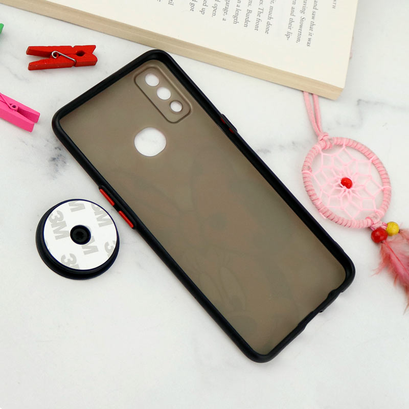 قاب فانتزی طرحدار محافظ لنزدار + پاپ سوکت Samsung Galaxy A10s سری T