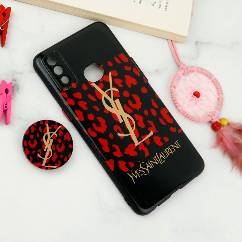 قاب فانتزی طرحدار محافظ لنزدار + پاپ سوکت Samsung Galaxy A10s سری T