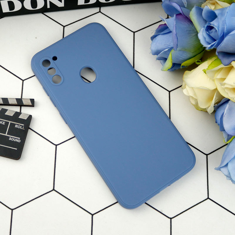قاب طرح سیلیکونی داخل موکت محافظ لنزدار Samsung Galaxy A11
