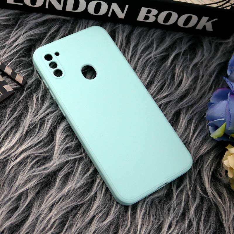 قاب طرح سیلیکونی داخل موکت محافظ لنزدار Samsung Galaxy A11