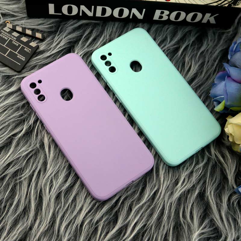 قاب طرح سیلیکونی داخل موکت محافظ لنزدار Samsung Galaxy A11