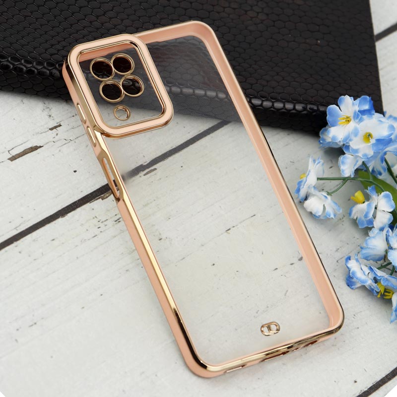 قاب Space سامسونگ Galaxy A12 / M12 دور رنگی محافظ لنزدار