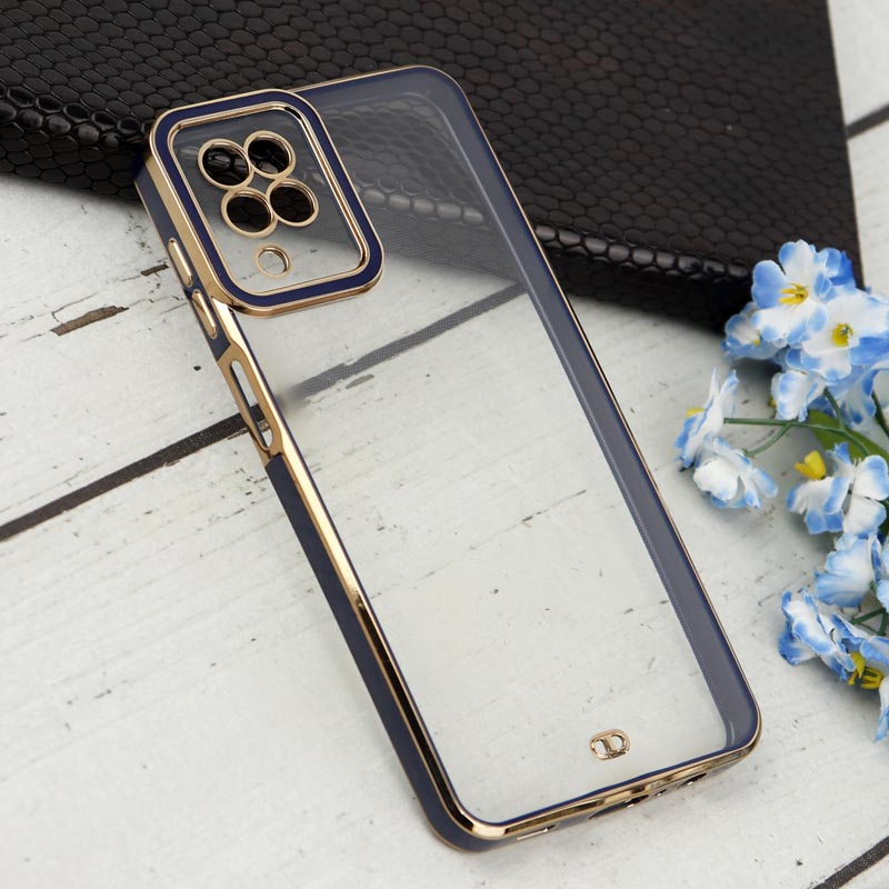 قاب Space سامسونگ Galaxy A12 / M12 دور رنگی محافظ لنزدار