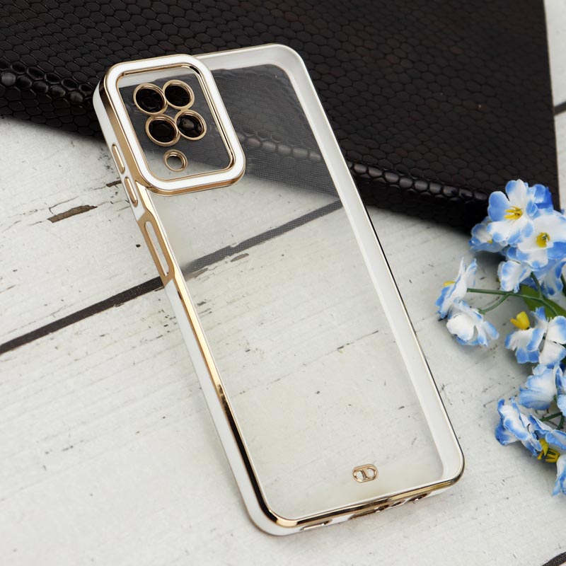 قاب Space سامسونگ Galaxy A12 / M12 دور رنگی محافظ لنزدار