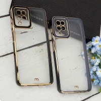 قاب Space سامسونگ Galaxy A12 / M12 دور رنگی محافظ لنزدار