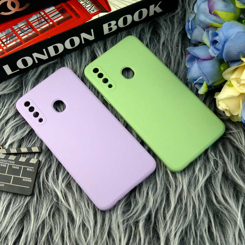 قاب طرح سیلیکونی داخل موکت محافظ لنزدار Samsung Galaxy A20s