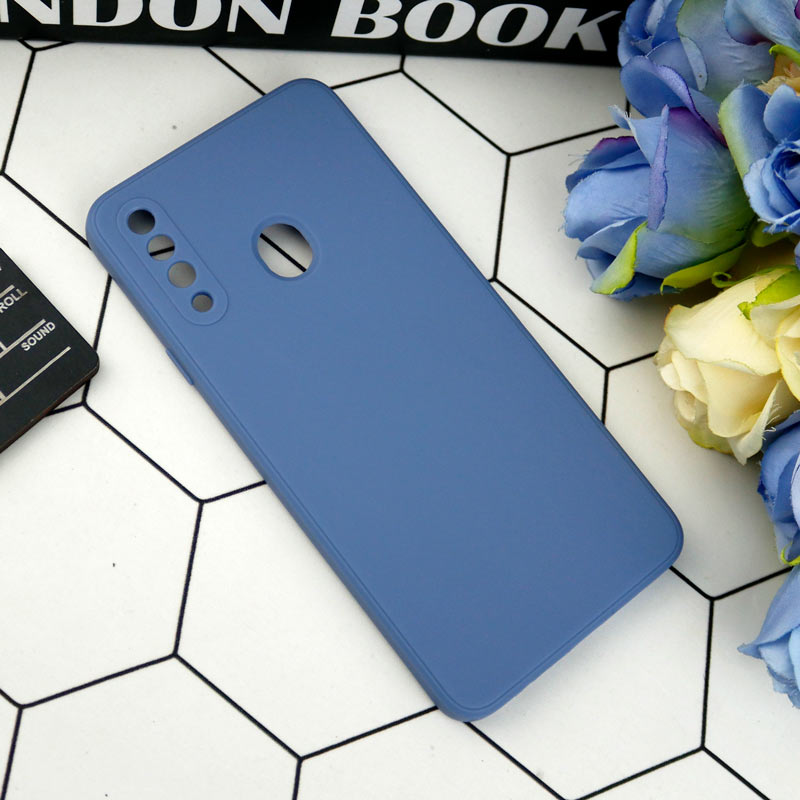 قاب طرح سیلیکونی داخل موکت محافظ لنزدار Samsung Galaxy A20s