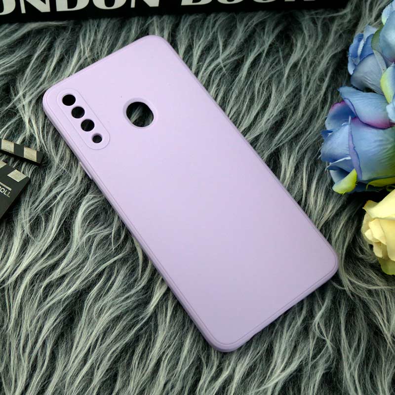 قاب طرح سیلیکونی داخل موکت محافظ لنزدار Samsung Galaxy A20s
