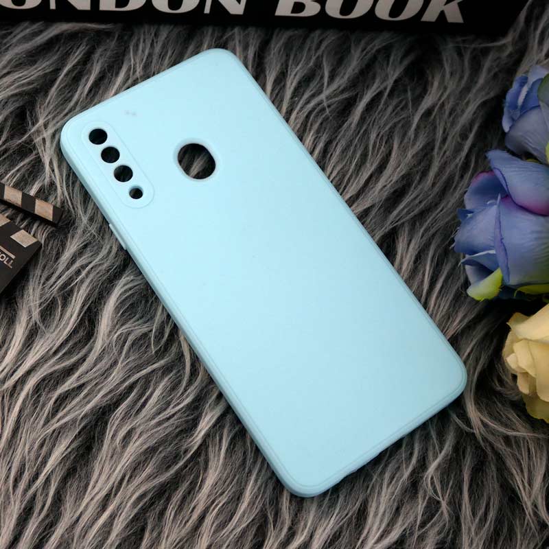 قاب طرح سیلیکونی داخل موکت محافظ لنزدار Samsung Galaxy A20s