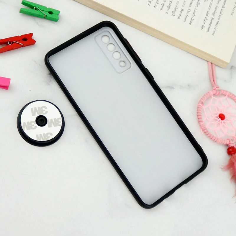 قاب فانتزی طرحدار محافظ لنزدار + پاپ سوکت Samsung Galaxy A30s / A50s سری T