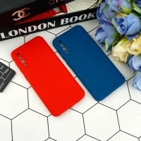 قاب طرح سیلیکونی داخل موکت محافظ لنزدار Samsung Galaxy A30s / A50s