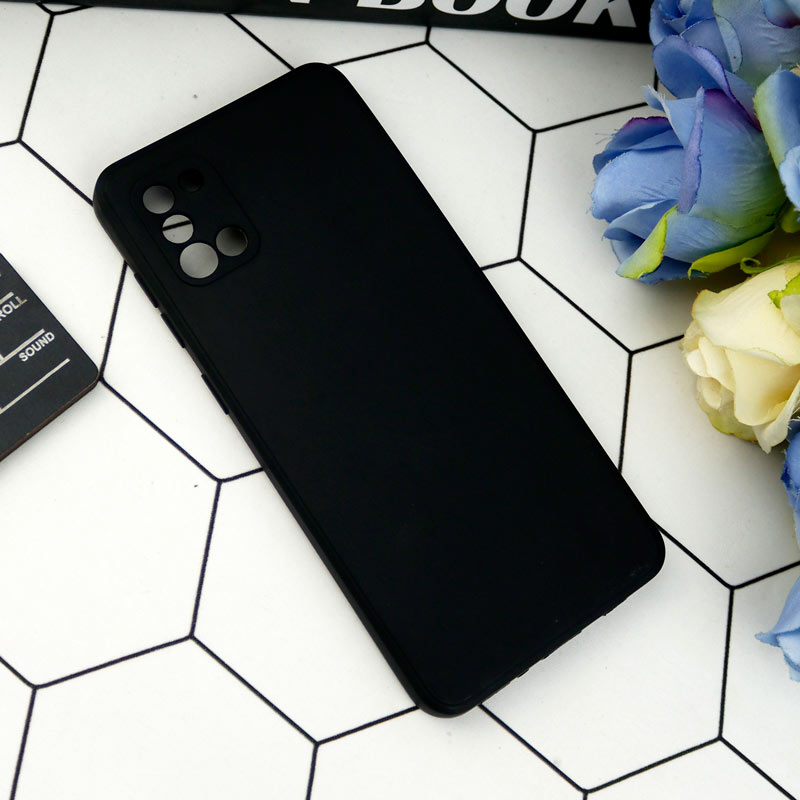 قاب طرح سیلیکونی داخل موکت محافظ لنزدار Samsung Galaxy A31