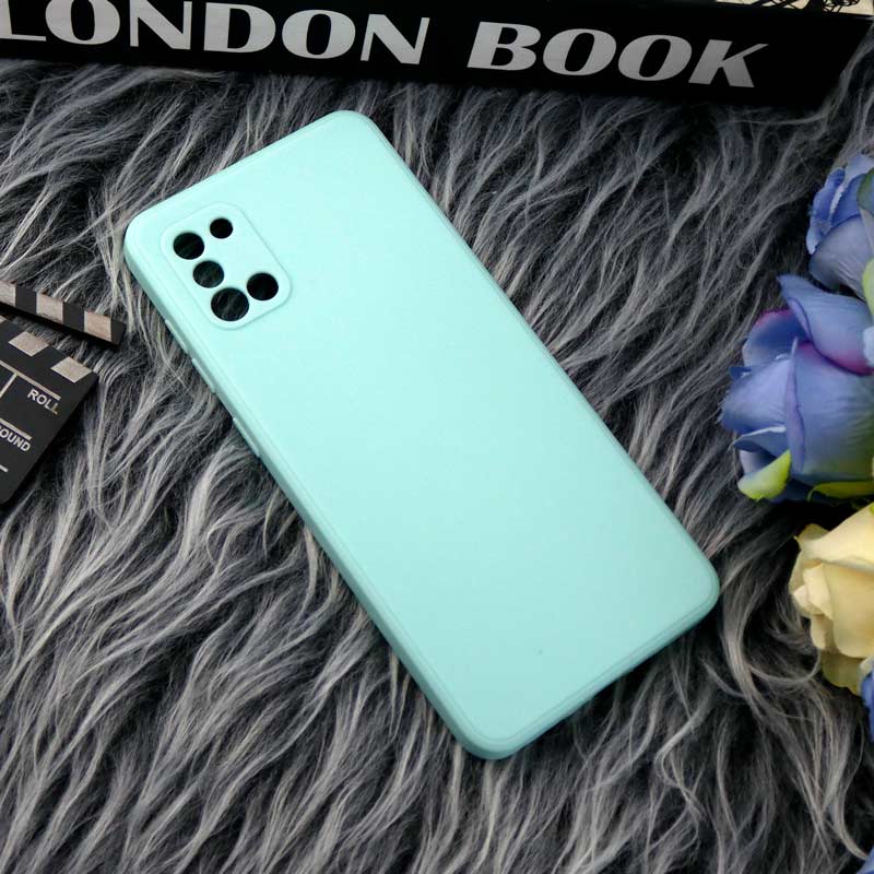 قاب طرح سیلیکونی داخل موکت محافظ لنزدار Samsung Galaxy A31