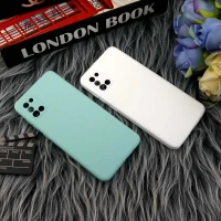 قاب طرح سیلیکونی داخل موکت محافظ لنزدار Samsung Galaxy A31