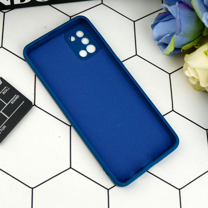 قاب طرح سیلیکونی داخل موکت محافظ لنزدار Samsung Galaxy A31