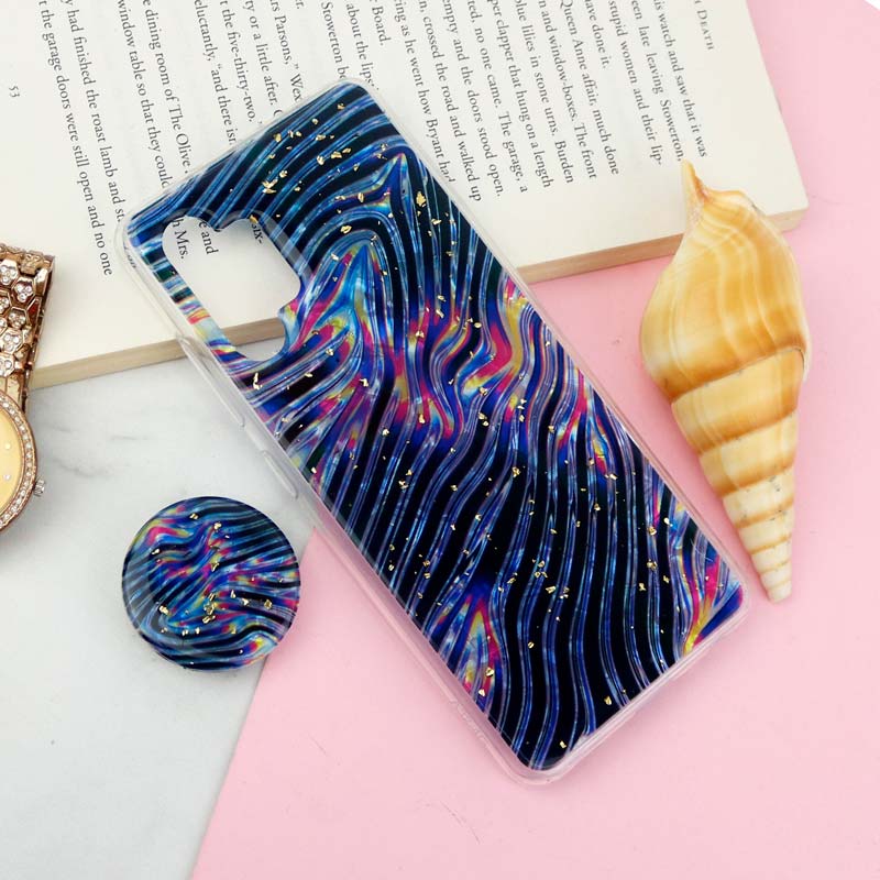 قاب طرحدار رزینی پاپ سوکت دار Samsung Galaxy A32 4G