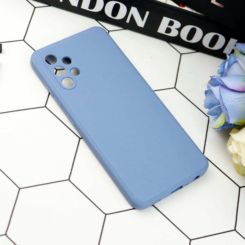 قاب طرح سیلیکونی داخل موکت محافظ لنزدار Samsung Galaxy A32 4G