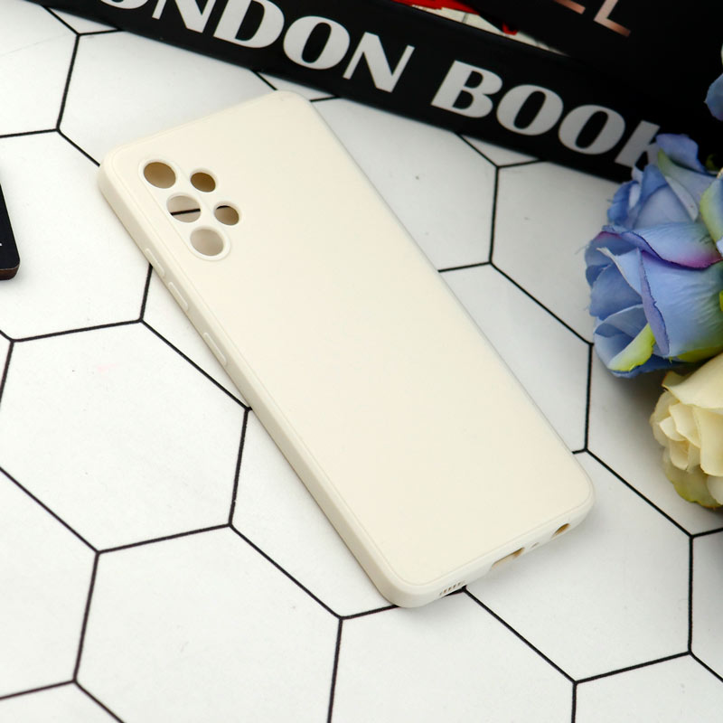 قاب طرح سیلیکونی داخل موکت محافظ لنزدار Samsung Galaxy A32 4G