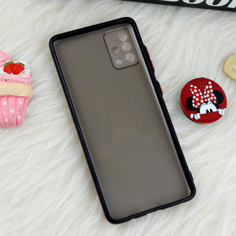 قاب فانتزی طرحدار محافظ لنزدار + پاپ سوکت Samsung Galaxy A51 سری T