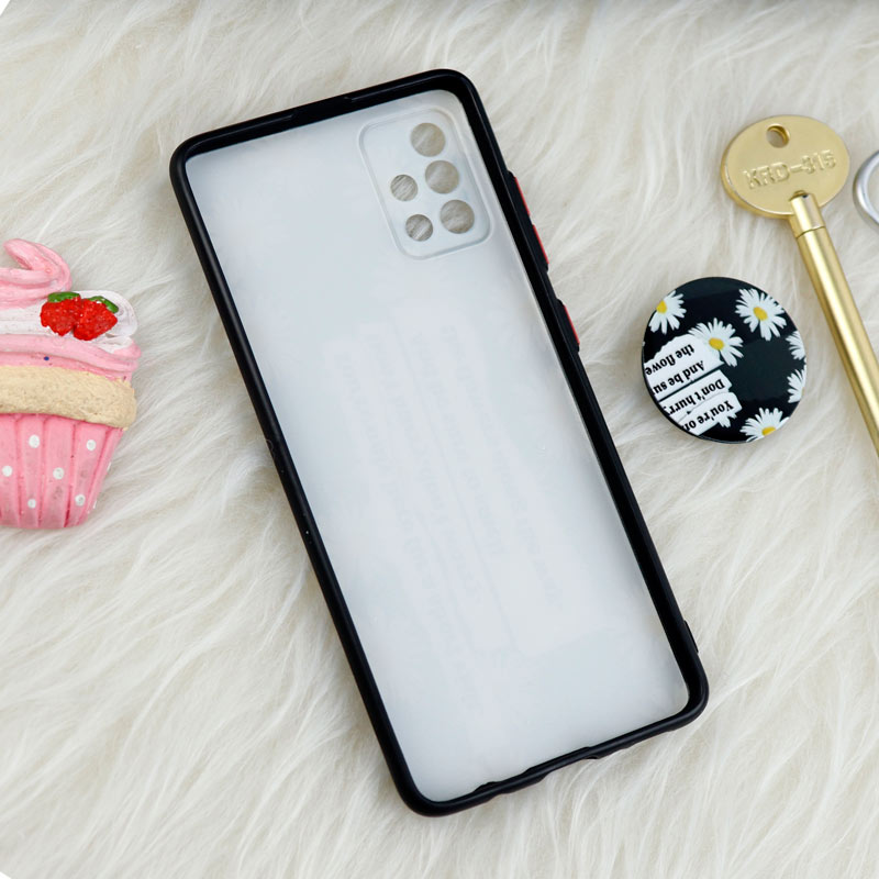 قاب فانتزی طرحدار محافظ لنزدار + پاپ سوکت Samsung Galaxy A51 سری T