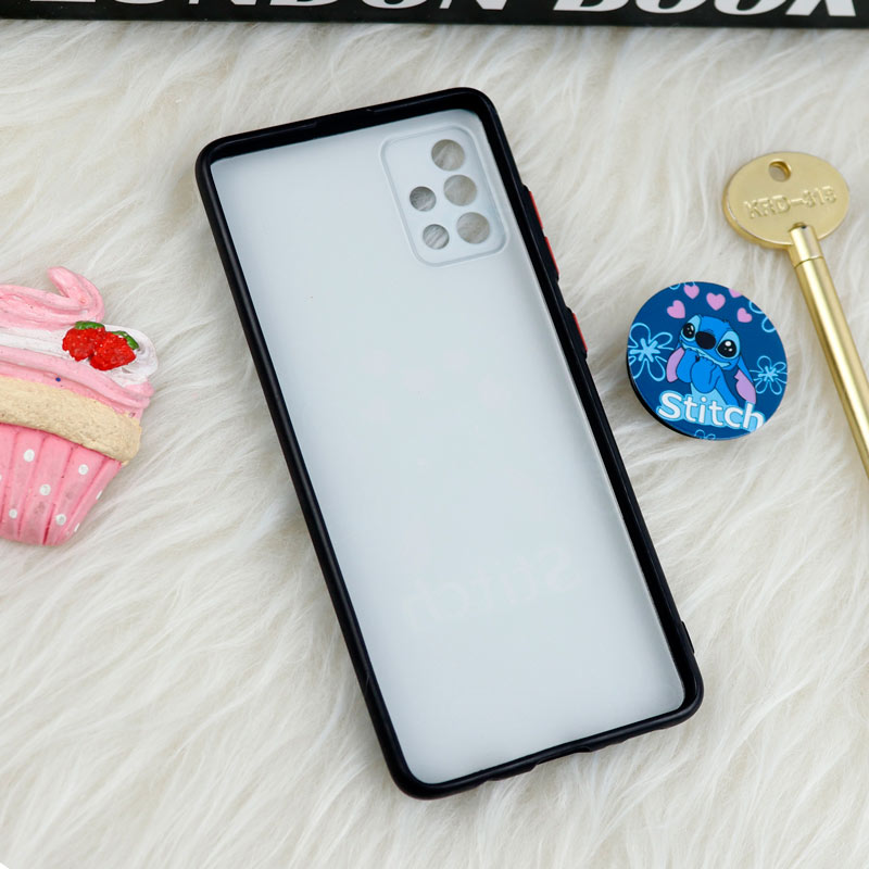 قاب فانتزی طرحدار محافظ لنزدار + پاپ سوکت Samsung Galaxy A51 سری T