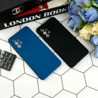 قاب طرح سیلیکونی داخل موکت محافظ لنزدار Samsung Galaxy A52 / A52s