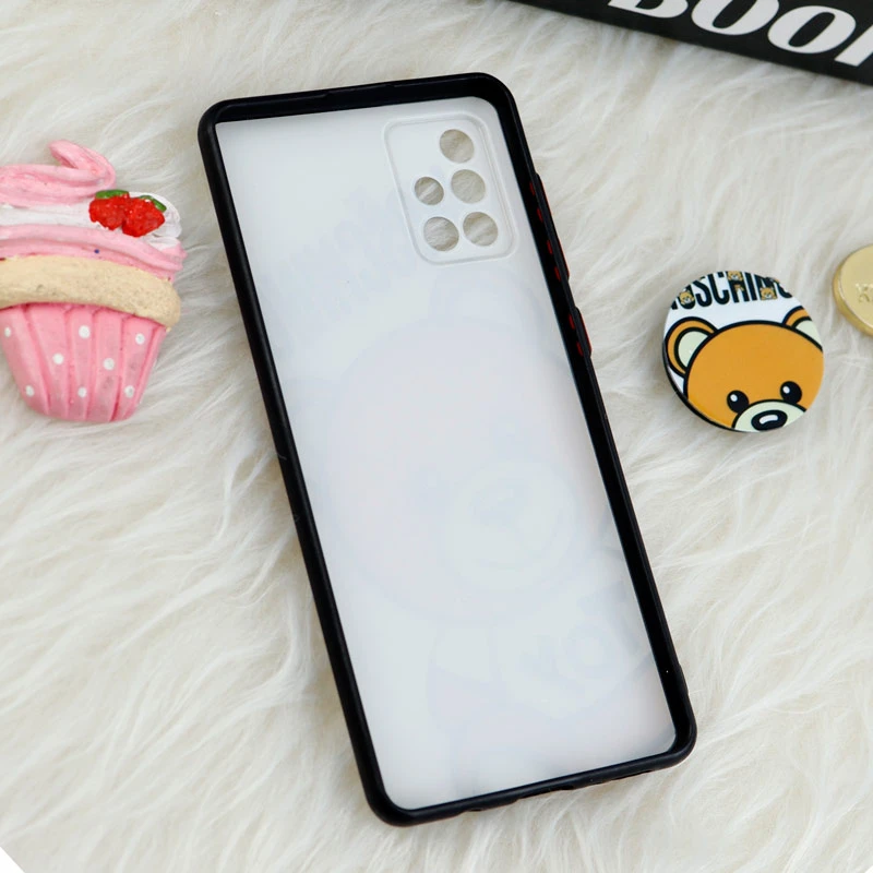 قاب فانتزی طرحدار محافظ لنزدار + پاپ سوکت Samsung Galaxy A71 سری T
