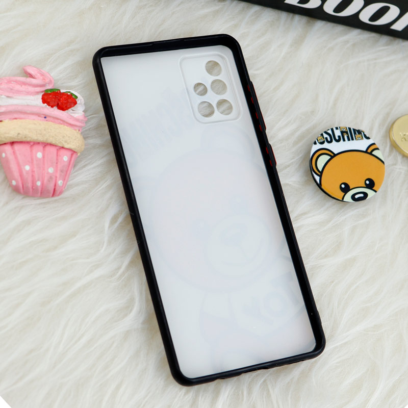 قاب فانتزی طرحدار محافظ لنزدار + پاپ سوکت Samsung Galaxy A71 سری T