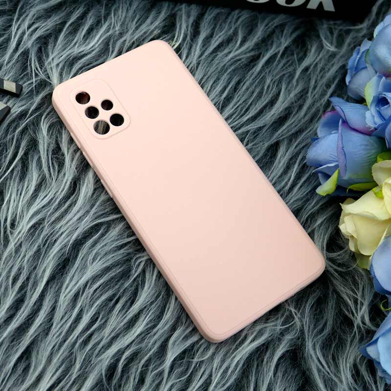قاب طرح سیلیکونی داخل موکت محافظ لنزدار Samsung Galaxy A71