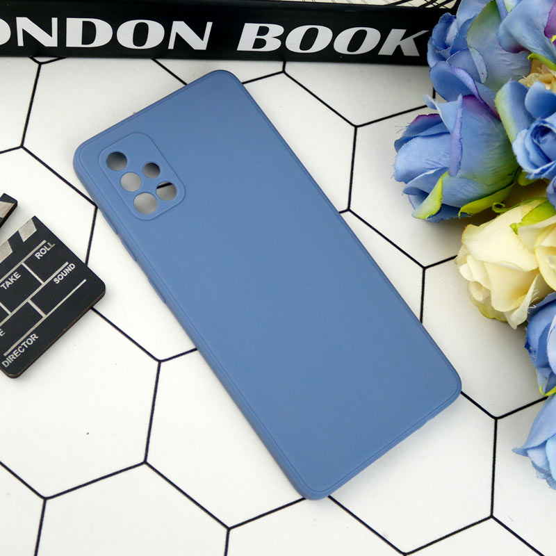 قاب طرح سیلیکونی داخل موکت محافظ لنزدار Samsung Galaxy A71