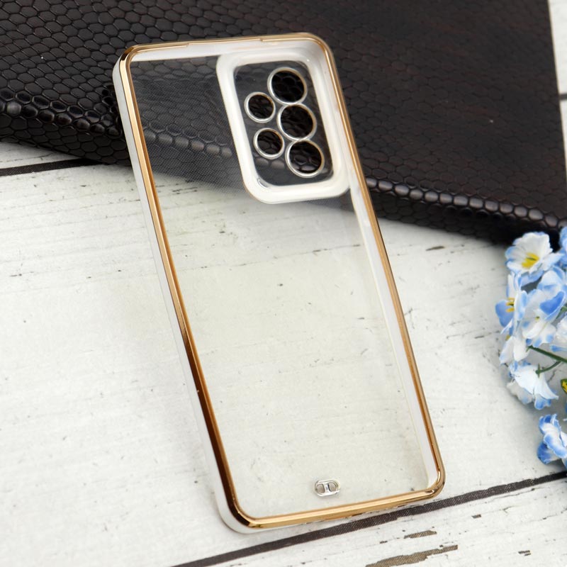 قاب Space سامسونگ Galaxy A73 دور رنگی محافظ لنزدار