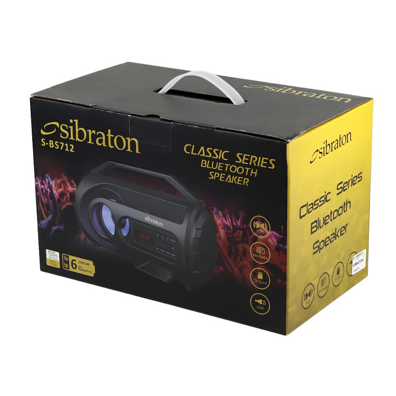 اسپیکر بلوتوثی رم و فلش خور Sibraton S-BS712