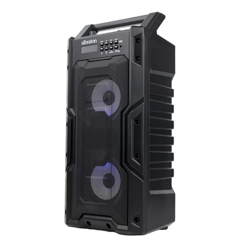 اسپیکر چمدانی بلوتوثی رم و فلش خور Sibraton S-BS815 + ریموت کنترل