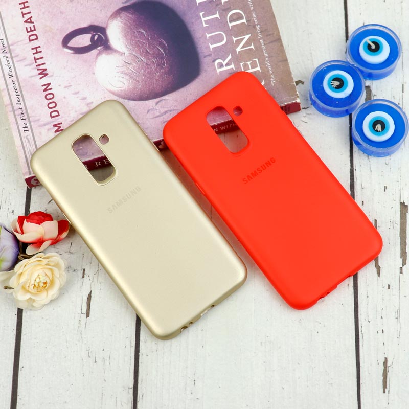 قاب طرح سیلیکونی Samsung Galaxy A6 Plus