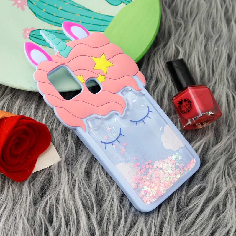 قاب سیلیکونی آکواریومی یونیکورن Samsung Galaxy A21s