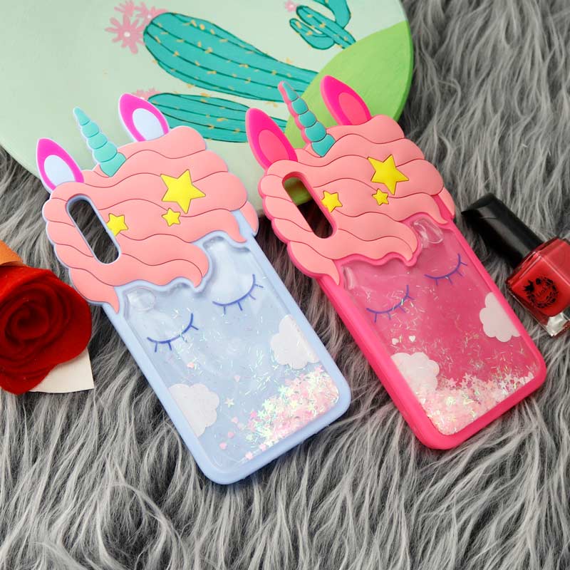 قاب سیلیکونی آکواریومی یونیکورن Samsung Galaxy A50