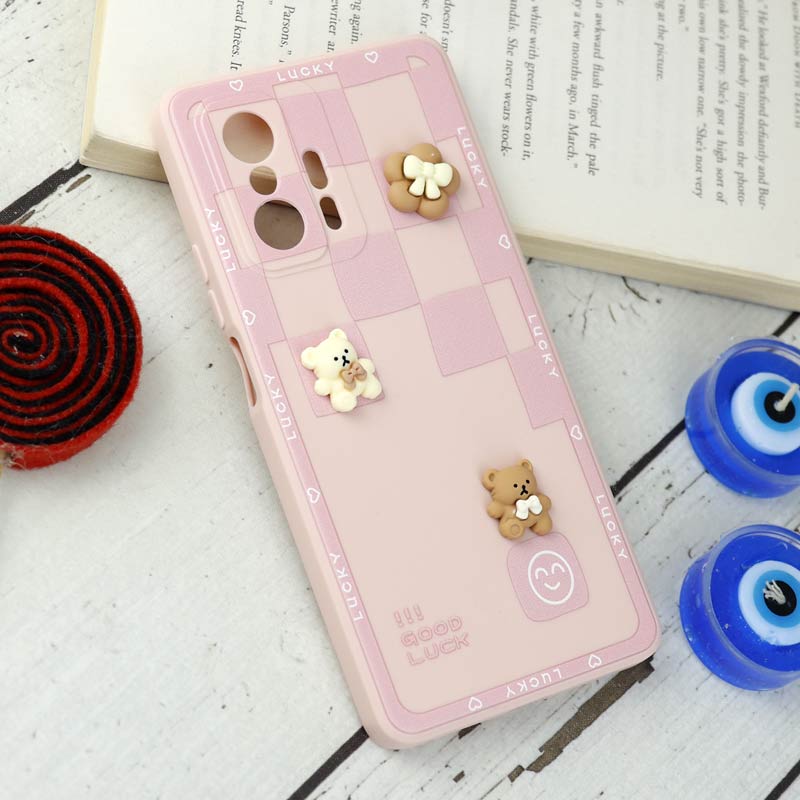 قاب سیلیکونی عروسکی محافظ لنزدار Xiaomi 11T / 11T Pro
