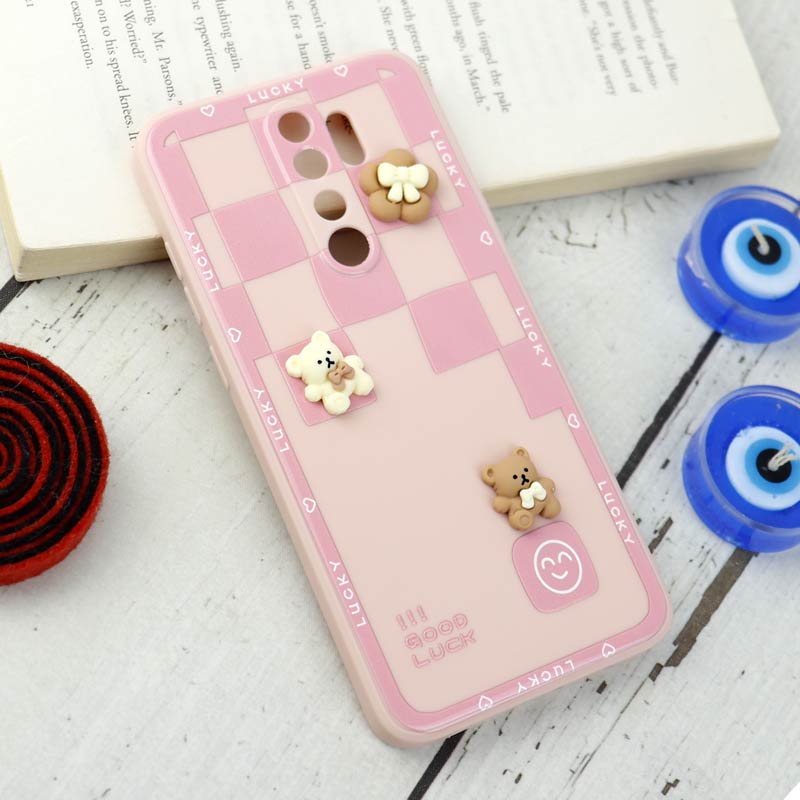 قاب سیلیکونی عروسکی محافظ لنزدار Xiaomi Redmi Note 8 Pro